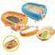 Super practical colorful plastic cat toilet
