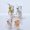 4 inch Plastic Pearl Powder Custom 3D Cute Dog Designs Hand Painted Fridge Magnet