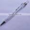 nice pen with transparent red color,ballpoint pen retractable office,2015 ball pen