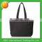 Durable Polyester Reusable Shopping Bag Tote Bag Black