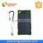 2015 new arrival dual USB 5V 2A portable 8000mah waterproof solar power bank