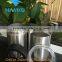 stainless steel double wall tumbler with lid/ insulated rambler/travel mug for cold drinking