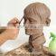lifesize wax sculpture mud draft silicon figure