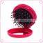 Brush hair and hair brush with mirror set