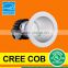 120V or 100-277v input dimmable cob led recessed light 4" downlight 14w 27w available