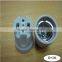 F519 ceramic lamp holder E27 socket Set-screw termial for the cable