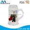 22oz sublimation ceramic beer mug with gold rim made in China                        
                                                Quality Choice