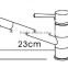 long neck deck mount flexible kitchen faucet HD6022