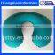 portable strong shape round inflatable neck support travel pillow