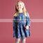 DK0017 dave bella 2015 autumn fashion printed princess dress kids ethnic dress girls clothes girls dress fairy dress