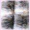 Acrylic long pile 30mm fake fur fabric jacquard fabric prices chinchilla fur collar trim china supplier fabric