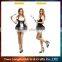 2016 Factory direct sale halloween costume low price sexy maid costume for women