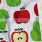 promotional high quality apple printed kitchen apron