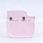 Factory high quality pink stylish leather Camera Bag in Dongguan