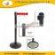 powder coating queue pole for airport insulation retractable barrier
