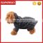 C598 Winter Sweater Soft Coat Puppy Cat Elegant Sweater with Wood Olive Buttons