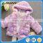 kids trench fur hooded coat jackets