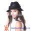 Floppy 100% wool felt women hat
