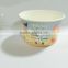 ice cream paper bowl ,colourful pattern paper cups