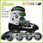 manufacturer sales 4 colors ABEC 5 bearing green inline skate shoes