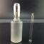 30ml 50ml 60ml 100ml 120ml clear frosted glass dropper bottle with pump cap for cosmetic oil packing                        
                                                                                Supplier's Choice