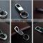 Man's leather metal keychain/creative metal keychain /leather keychain