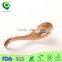 Biodegradable safe kids rice husk wooden honey spoon