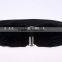 new style fashion winter ladies and women black feather elastic wide waistbelt for down coat