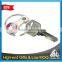 ODM custom logo promotional metal key holder with custom epoxy sticker