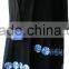 black embroidered abaya with cuff sleeves