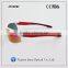 outdoor cycling sports sunglasses with red revo lens