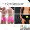 Wholesale or custom women spandex black white compression cycling underwear shorts