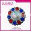 New Large Magenta and Purple Acrylic Gems Bulk Rhinestone Buttons