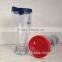 plastic wine cup/ wine measuring cup/plastic drinking cup with no handle