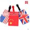 New Style Promotional Luggage Tag, Customize National Flag Printing Luggage Tag, Customize Silicone luggage tag