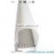 Half round power coated aluminium led profile for suspension light