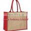 personalised jute shoulder bags and burlap sack for wholesale