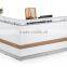 2016 Modern white office desk, small reception desk for nail salon,solid surface reception countertop
