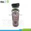 400 ml Stainless steel inner and plastic outer travel coffee mug,bpa free starbucks tumbler with lid , enamel mug