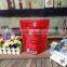red color resealed aluminum foil tea bag / stand up pouch with ziplock