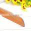 Nature color wood cloth hanger with metal flat hook