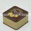 small square wedding gift tin box,small jewelry box for ring packaging,metal box for jewelry necklace
