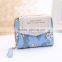 Hot custom gift manufacturer style PU leather lady printed wallet