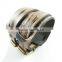 Factory price BOSHIHO handmade thick genuine leather bracelets