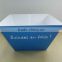 melamine square bowl with fork/spoon