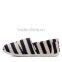 high level breathable canvas women shoes with colorful and bright