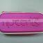 GC--Offer pink leather Covering pu EVA hard pencil bag/case