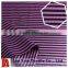 96% polyester 4% spandex yarn dyed stripe jersey fabric with permanent wicking treatment
