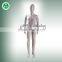abstract running white glossy PP kid mannequins