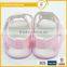 Fancy lovely new design baby girl cute pink color cheap leather sandals
